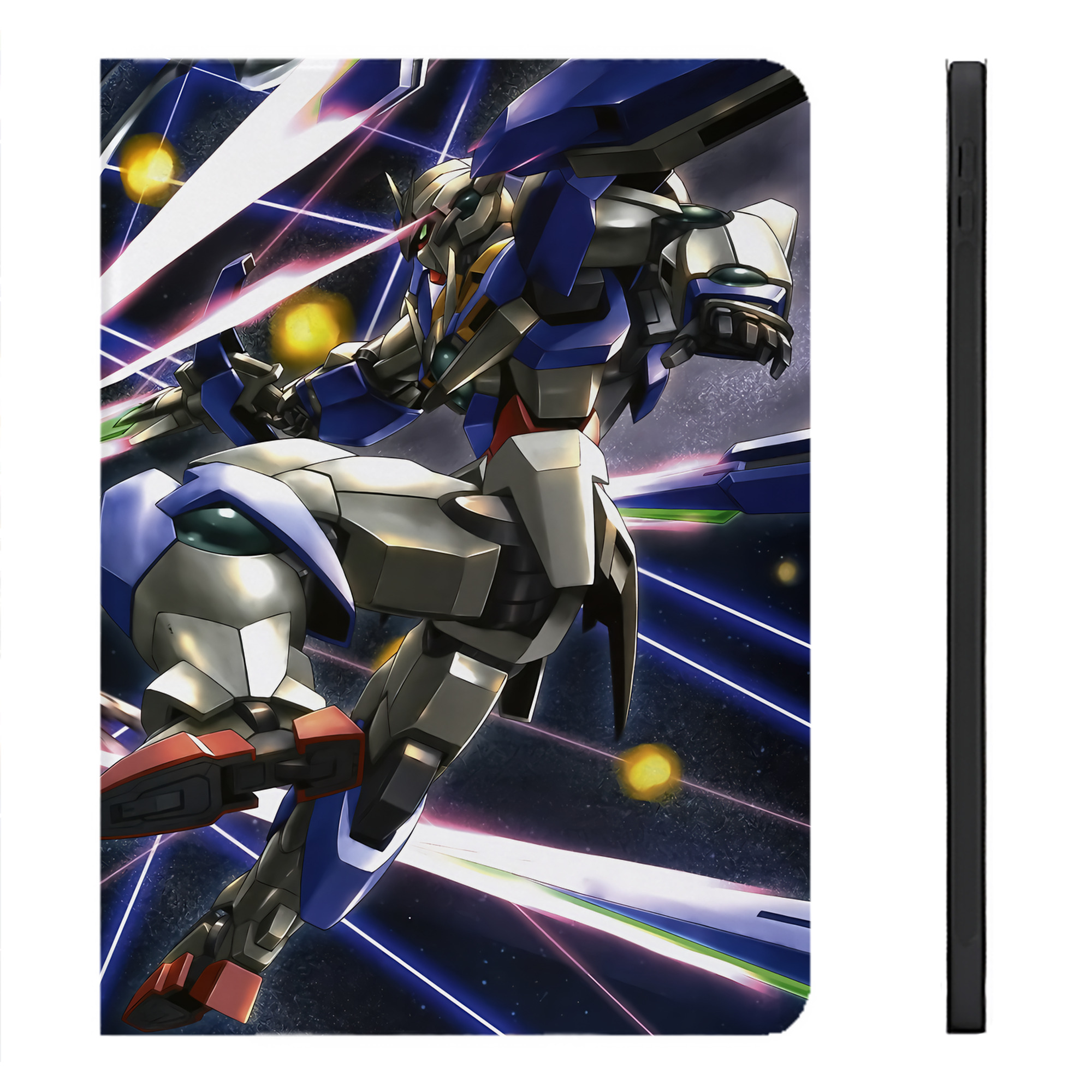 （画像用） 機動戦士ガンダム Mobile Suit Gundam IPadケース ペンホルダー付き ブックスタイルデザイン